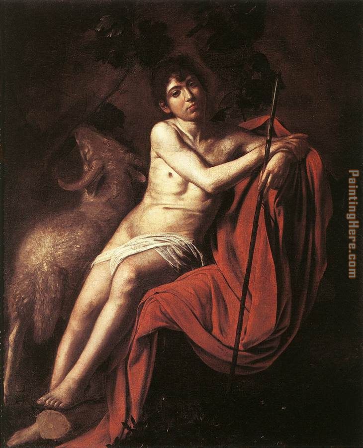 St. John the Baptist 2 painting - Caravaggio St. John the Baptist 2 art painting